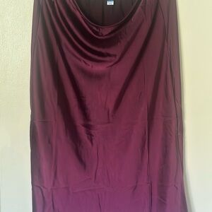 Old Navy Red Maxi Slip Skirt Casual